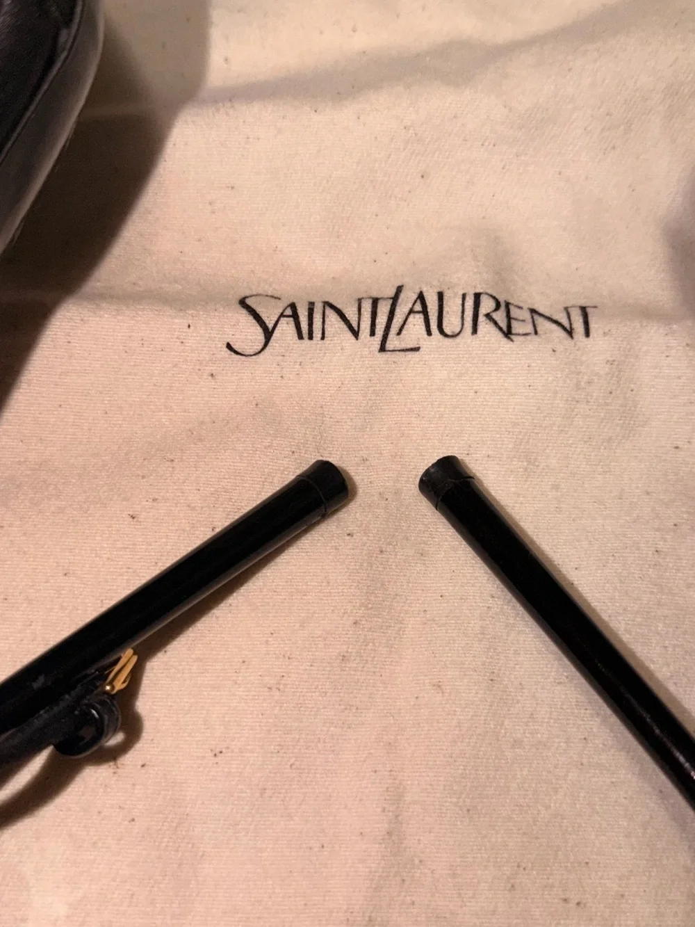 Saint Laurent Black Multi-Strap Heels - Picture 7 of 7